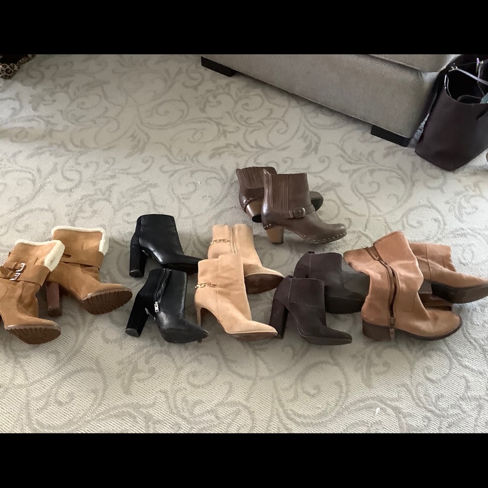 Boots, some new, some older. Love them all.